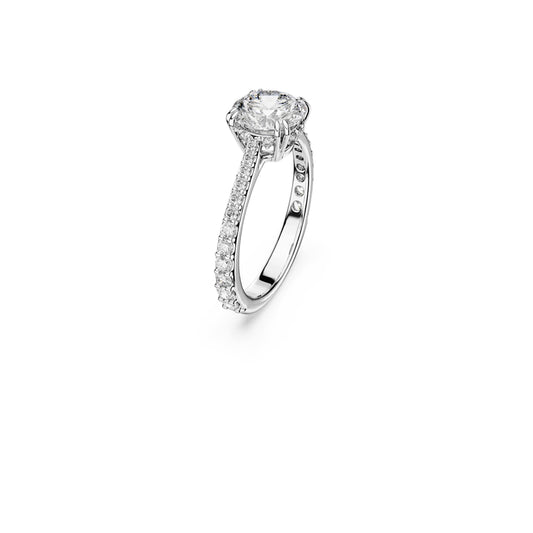 Radiant Halo Solitaire Ring